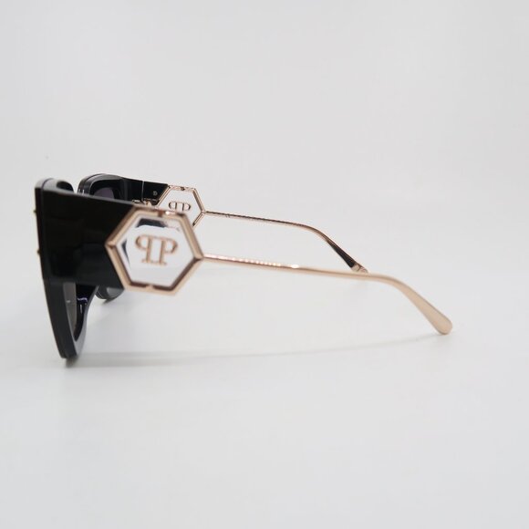 PHILIPP PLEIN Plein Rose Venus SPP041 Col. 0Z42 Black Oversized New Sunglasses. main image 5